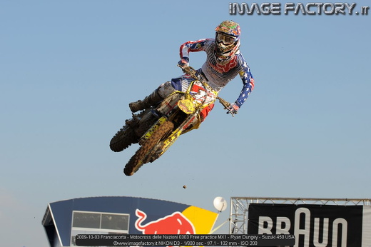 2009-10-03 Franciacorta - Motocross delle Nazioni 0303 Free practice MX1 - Ryan Dungey - Suzuki 450 USA